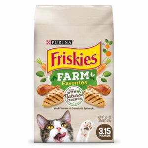 Friskies Farm con pollo, zanahorias y espinacas